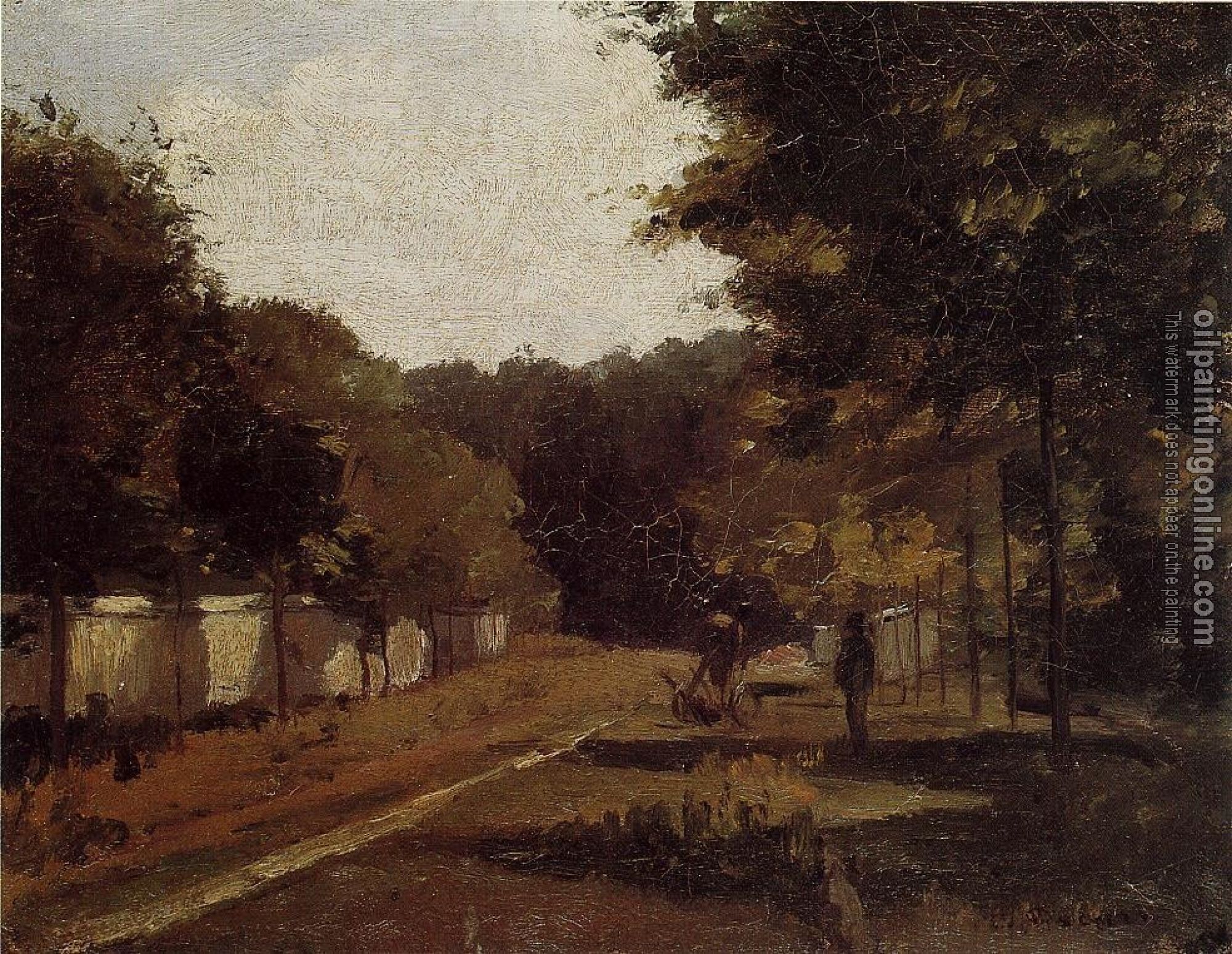 Pissarro, Camille - Landscape, Varenne-Saint-Hilaire